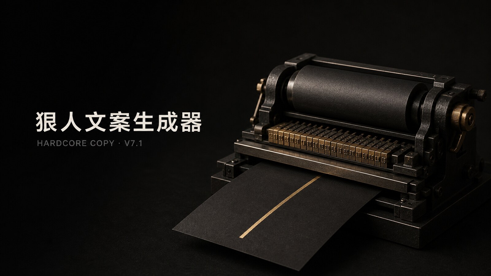 狠人文案生成提示词 v7.1 最终版