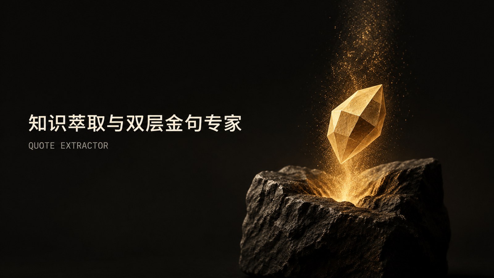 知识萃取与双层金句专家